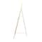 55.5" Gold Metal Geometric 3-Tier Display Easel